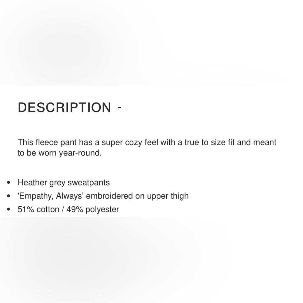 Empathy Project Heather Gray Joggers - Picture 11 of 11